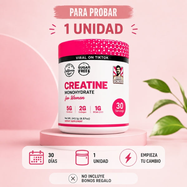 Haz crecer tus glúteos. Siéntete fuerte, segura e imparable