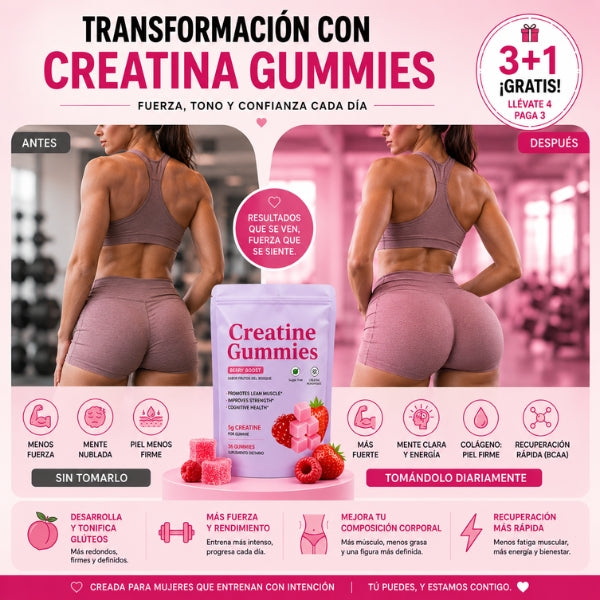Haz crecer tus glúteos. Más fuerte, más delgada, más segura.