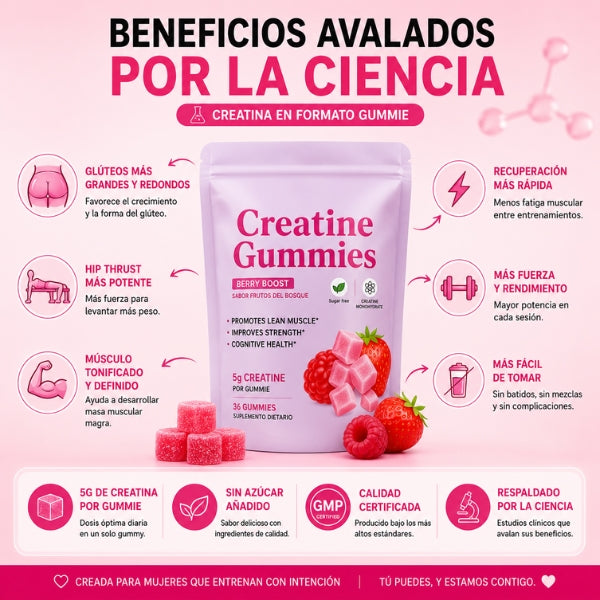 Haz crecer tus glúteos. Más fuerte, más delgada, más segura.