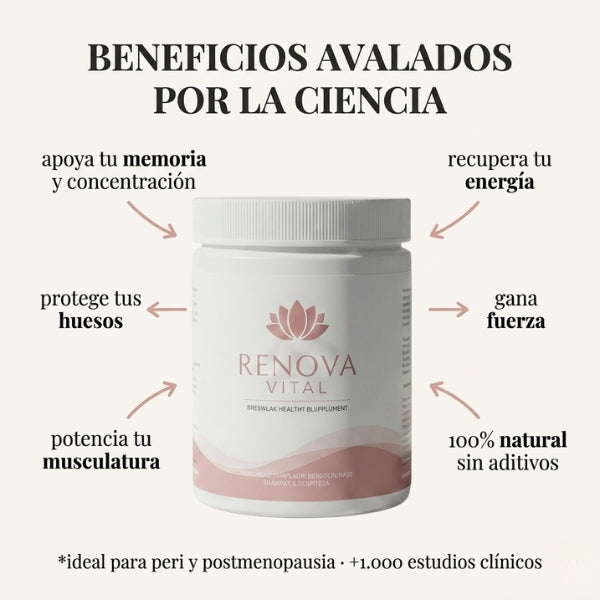 RENOVA VITAL - Creatina para Mujeres 40+