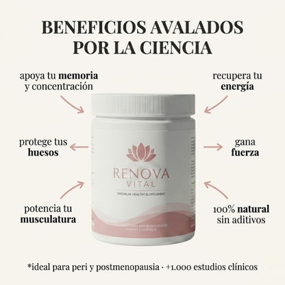 RENOVA VITAL - Creatina para Mujeres 40+