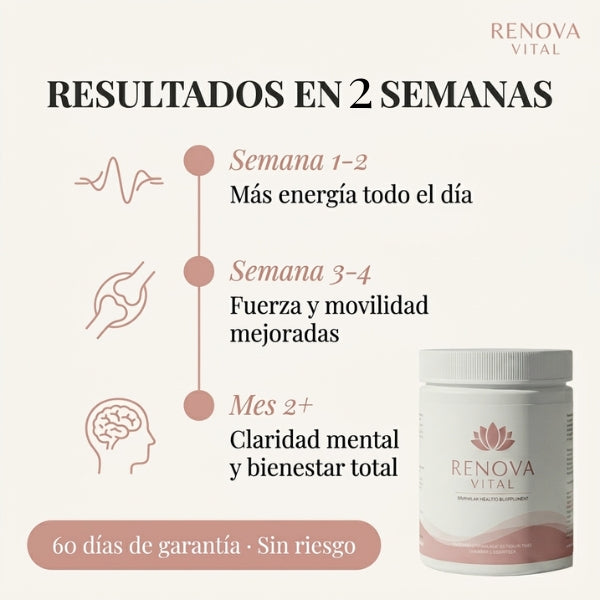 RENOVA VITAL - Creatina para Mujeres 40+
